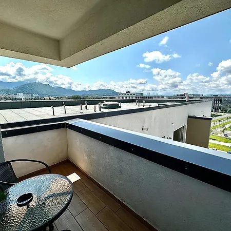 Apartment 4friendscoresibrasov Blue Brasov