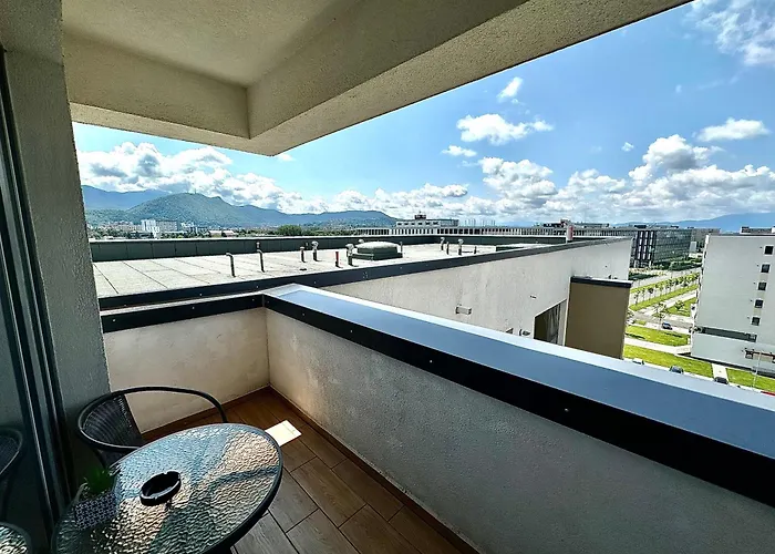 Apartment 4friendscoresibrasov Blue Brasov